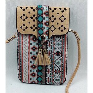 Crossbody Cell Phone Holder-Removeable Strap-Snap Closure-7inch High-5inch wide.